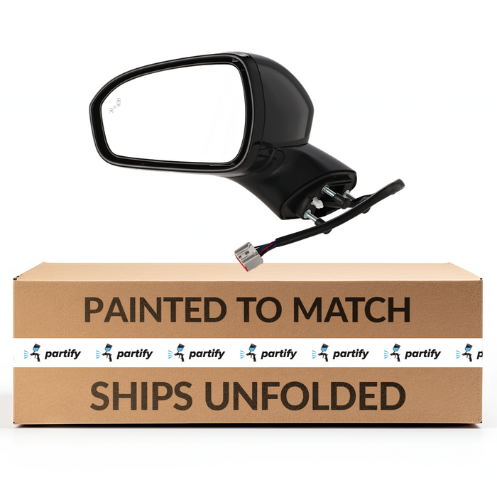 Ford Fusion Energi SE/Energi Titanium/S Hybrid/SE Hybrid/Titanium Hybrid Driver Side Door Mirror W/Blis W/S/L W/P/L W/Indicator W/O Dimming Assembly - FO1320543