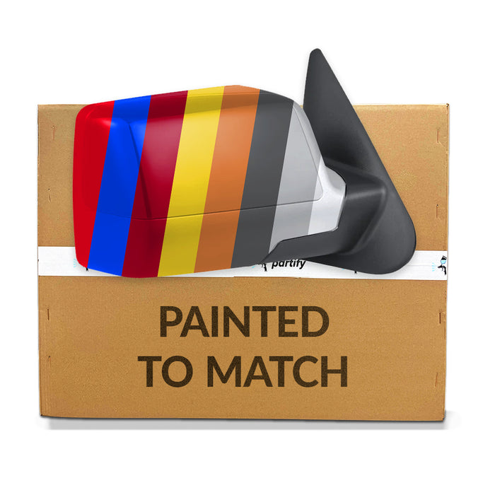 Ford Ranger Passenger Side Door Mirror Manual Chrome Assembly - FO1321315