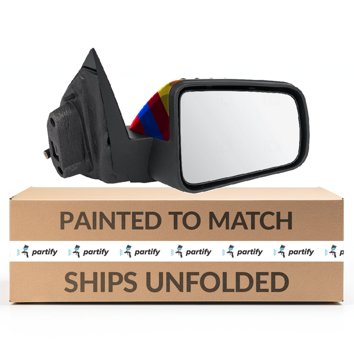Ford Focus Passenger Side Door Mirror Power Non-Heated Textured W/Cover Assembly - FO1321403