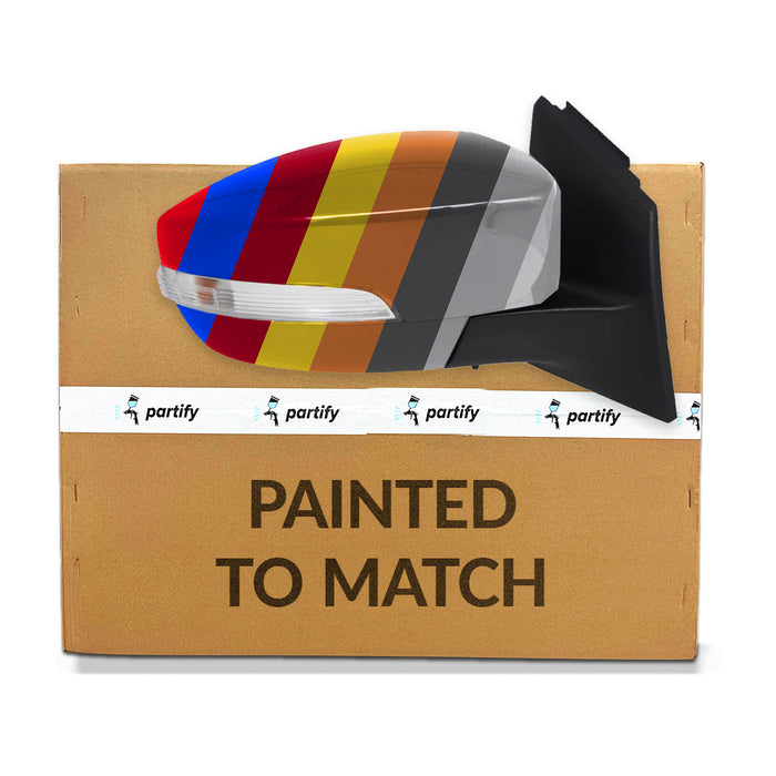 Ford Focus Passenger Side Door Mirror Heated W/Blis Temp Sensor Convex W/Cover Assembly - FO1321545