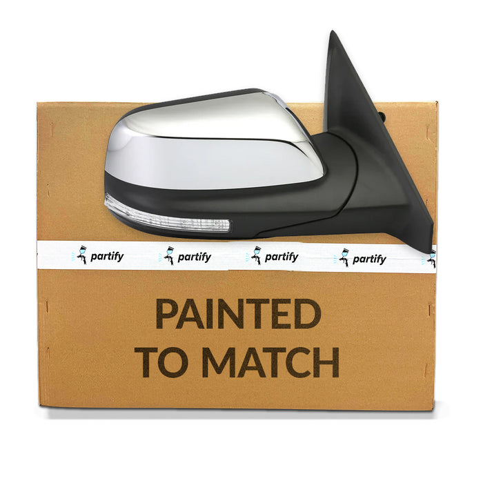 Ford Explorer Passenger Side Door Mirror Satin Chrome From 10-22-15 Assembly - FO1321618