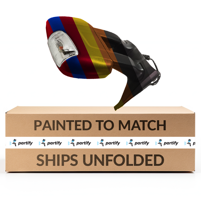 Ford Transit-150/Transit-250/Transit-350/Transit-350 HD Passenger Side Door Mirror Power Long Arm Low Roof Heated Textured Assembly - FO1321627