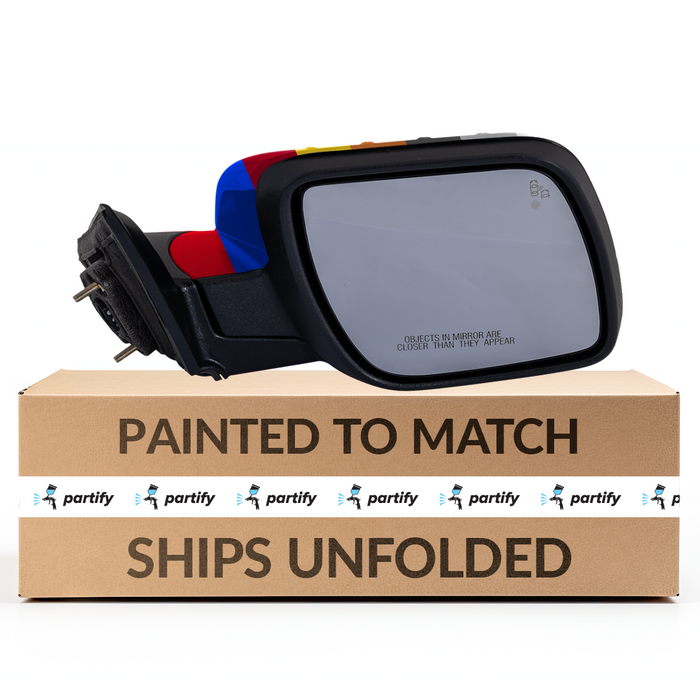 Ford Explorer Passenger Side Door Mirror W/O Blis W/Signal Lamps W/Memory W/Blind Spot Mirror W/Cover Assembly - FO1321665