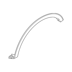 Rear Driver Side Wheel Arch Molding image