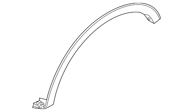 Ford Ranger Wheel Arch Molding Raptor - FO1790136