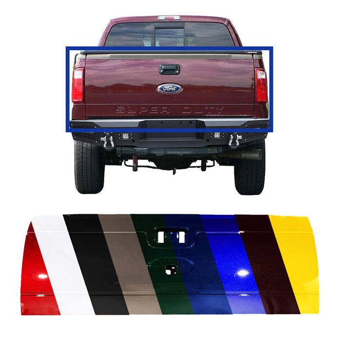 Ford F250/F350/F450/F550 Non-Platinum OEM Tailgate Shell Without Step Hole - DC3Z9940700A