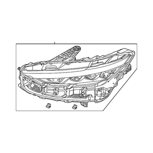 Passenger Side Headlight Assembly image