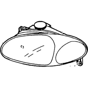 Driver Side Headlight Lens Housing image