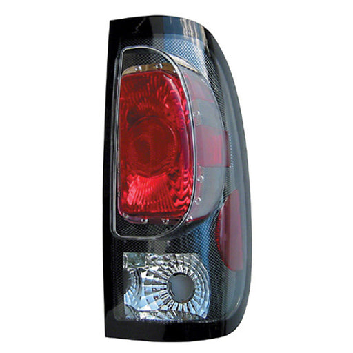 Ford F-150 Tail Light Set W/Clear Lens & Carbon Fibre Paint Housing Extended Cab Pickup/Standard Cab Pickup - FO2811130