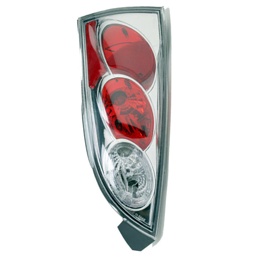 Ford Focus Tail Light Set Chrome Finish Housing Clear Lens Hatchback - FO2811159