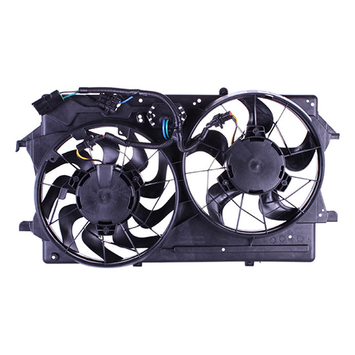 Ford Focus CAPA Certified Engine Cooling Fan Assembly W/Air Cond Includes Motor/Blade/Shroud 2L L4 - FO3115143C