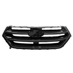 Ford Edge CAPA Certified Grille Black Without Camera For Sport Model - FO1200561C