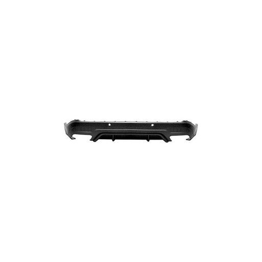 2015-2018 Ford Edge Sport Rear Lower Bumper With Sensor Holes & Without Tow Hook Hole - FO1115119-Partify-Painted-Replacement-Body-Parts