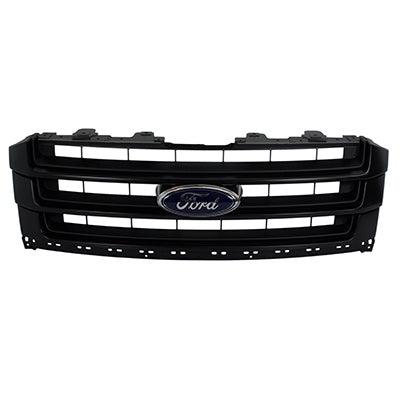 Ford Expedition OEM Grille Assy Chrome/Matte Black With Camera Without Stealth Edition Package Limited/Max Limited Model - JL1Z8200CC