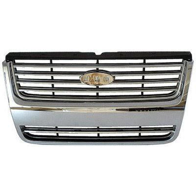 Ford Explorer CAPA Certified Grille Chrome Black Xlt-Limited - FO1200476C