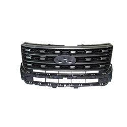 Ford Explorer CAPA Certified Grille Painted Dark Gray Without Chrome Xlt Model With App Package - FO1200603C