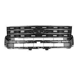 Ford Explorer CAPA Certified Grille Silver With Chrome Base/Limited/Xlt Model - FO1200579C