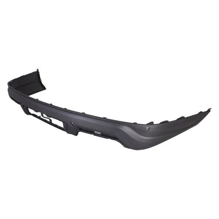 Ford Explorer CAPA Certified Rear Lower Bumper With 4 Sensors Holes & Without Side Molding & With Trailer Hitch - FO1115136C