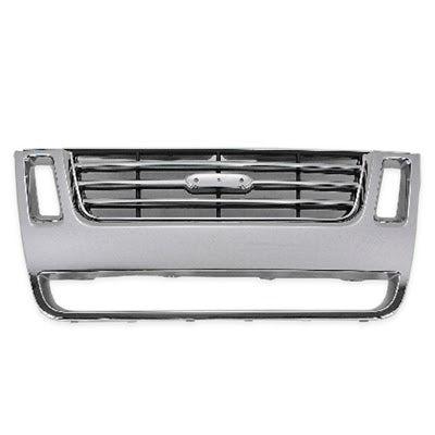 Ford Explorer Eddie Bauer CAPA Certified Grille Chrome Black Bar Style Expt Adrenalin Package - FO1200477C