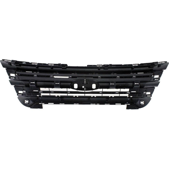 2011-2015 Ford Explorer Grille Mounting Panel Matte Black - FO1223118-Partify-Painted-Replacement-Body-Parts