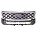 2016-2017 Ford Explorer Grille Satin Chrome For Models With Platinum - FO1200617-Partify-Painted-Replacement-Body-Parts