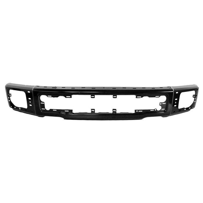 Ford F-150 Front Bumper With Fog Light Holes & With End Cap Insert Holes - FO1002426