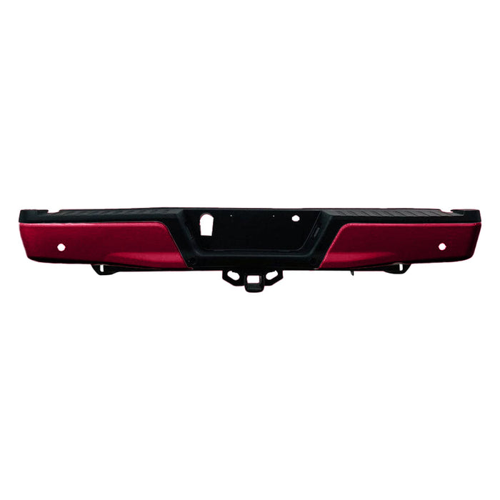 Ford F-150 CAPA Certified Rear Bumper Assembly With Sensor Holes & With Tow Hitch Included - FO1103190C