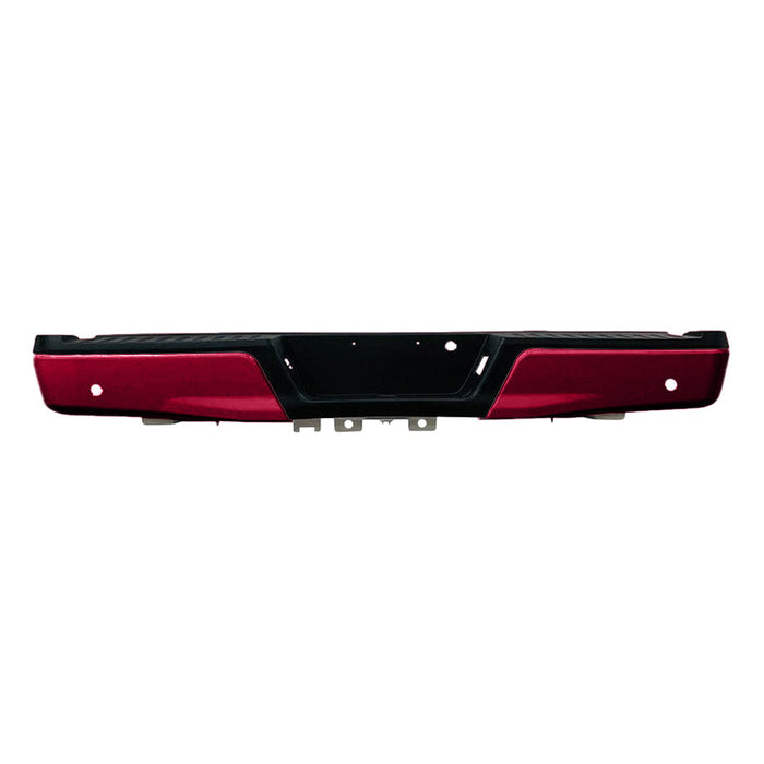 Ford F-150 Rear Bumper Assembly With Sensor Holes & Without Tow Hitch Included - FO1103194