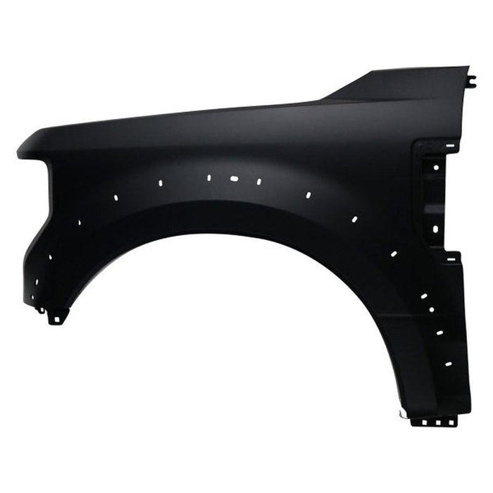 Ford F450 CAPA Certified Driver Side Fender With Molding Holes - FO1240334C