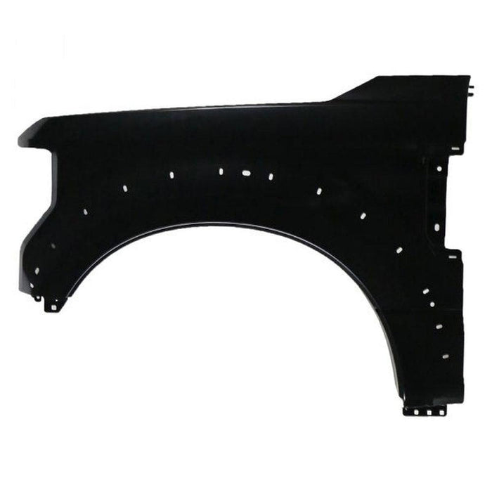 Ford F450/F550 CAPA Certified Driver Side Fender With Wheel Flare Holes - FO1240314C