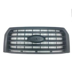 Ford Pickup F150 CAPA Certified Grille Primed 5 Bar Style With Camera Hole - FO1200581C