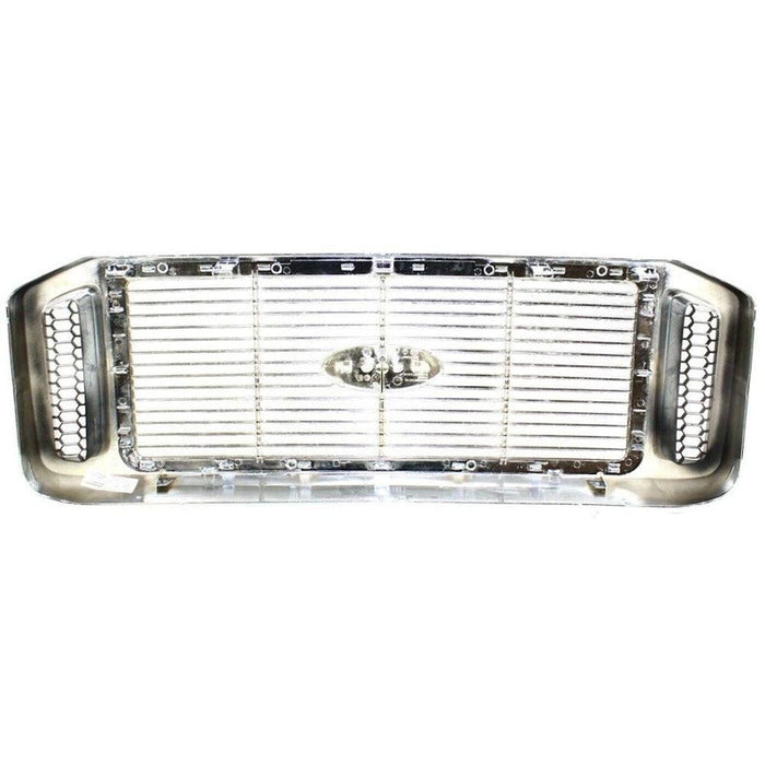 2006-2007 Ford Pickup F450 Superduty Grille Frame With Billet - FO1200459-Partify-Painted-Replacement-Body-Parts