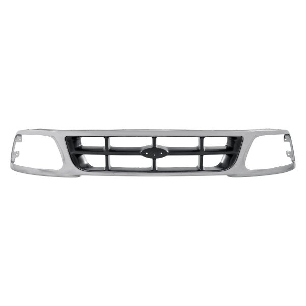 Ford Pickup Ford Lightduty CAPA Certified Grille Chrome/Gray Rwd Center Cross Bar Design - FO1200320C