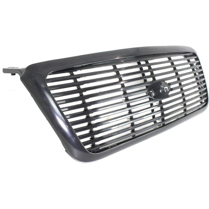 2007-2008 Ford Pickup Ford Lightduty Grille Matte Black With Black Frame Fx2 Model - FO1200501-Partify-Painted-Replacement-Body-Parts