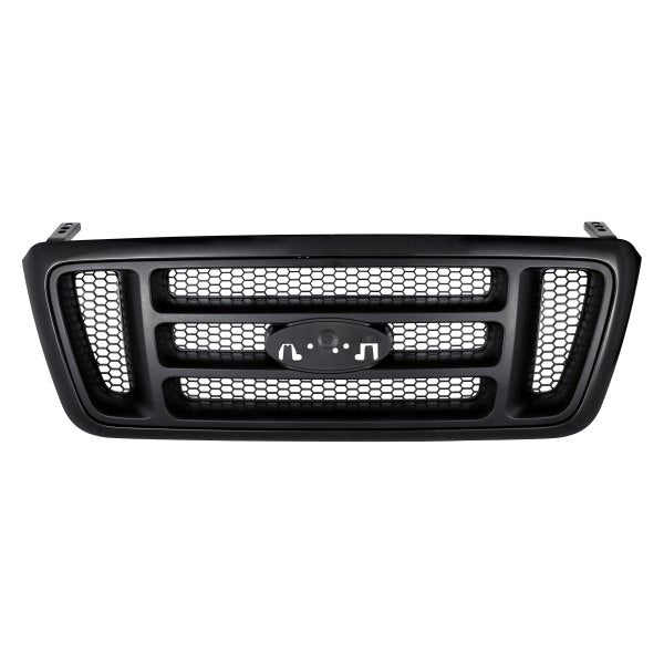 Ford Pickup Ford Lightduty OEM Grille Bar Design With Frame/Dark Gray Textured H Bars Black Honeycomb - 4L3Z8200BAPTM