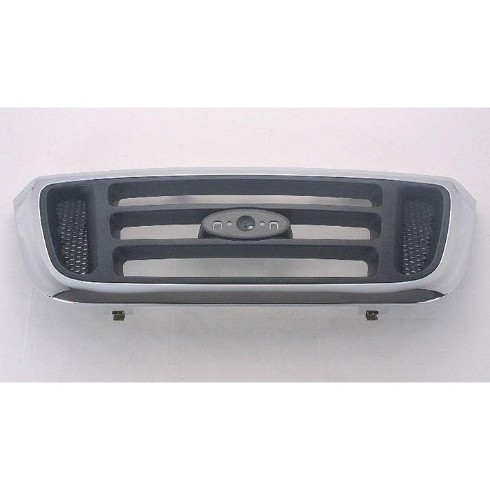 Ford Ranger Pickup 2WD CAPA Certified Grille Chrome Gray 2WD - FO1200455C