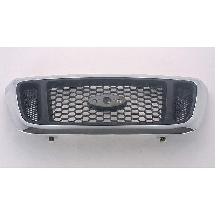 Ford Ranger Pickup 2WD CAPA Certified Grille Chrome Gray 4WD - FO1200453C