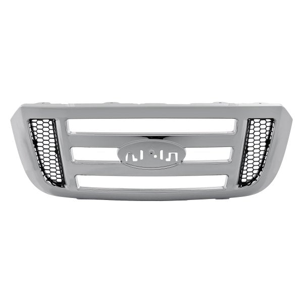 Ford Ranger Pickup 2WD OEM Grille Chrome With Black Inner Exclude Stx Model - 6L5Z8200AAA