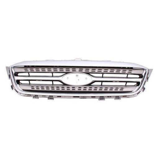 2010-2012 Ford Taurus Grille Gray With Chrome Moulding - FO1200525-Partify-Painted-Replacement-Body-Parts