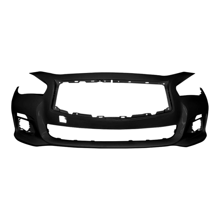 Infiniti Q50 Front Bumper Without Sport Package & Without Sensor Holes - IN1000256