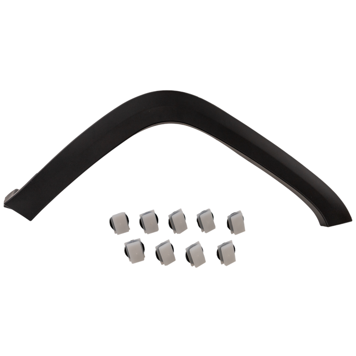 Jeep Cherokee 80th Anniversary/Altitude/Altitude Lux/High Altitude/Latitude/Latitude Lux/Latitude Plus/Limited/North/Overland/Sport/Trailhawk/Trailhawk Elite/Upland/X Front Passenger Side Wheel Arch Molding Front Rearward - CH1291135