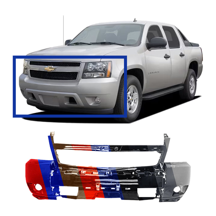 Chevrolet Tahoe/Suburban/Avalanche CAPA Certified Front Bumper With Off-Road Package - GM1000830C