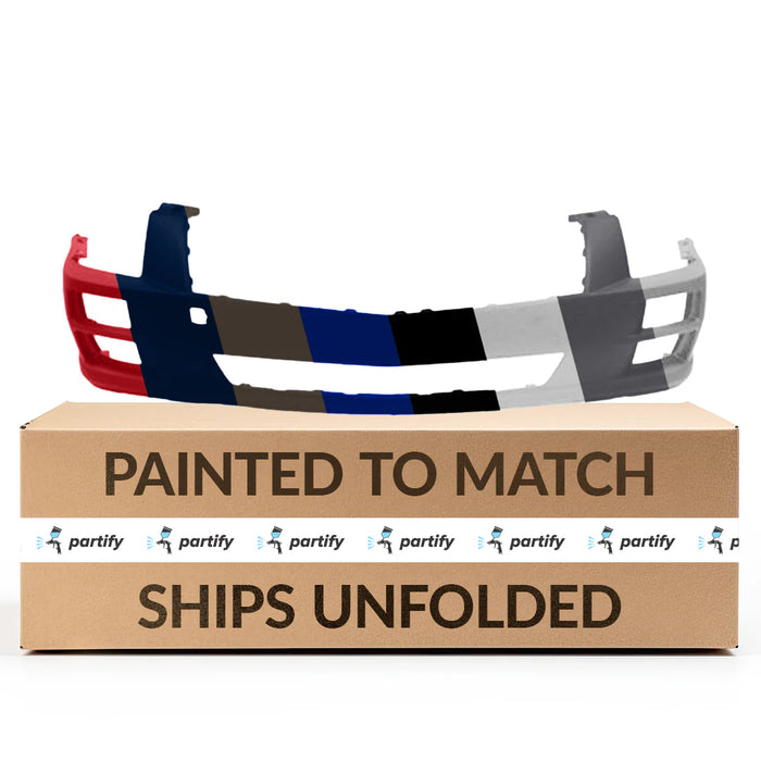 Parachoques delantero OEM Cadillac STS sin orificios para lavafaros - 19178894