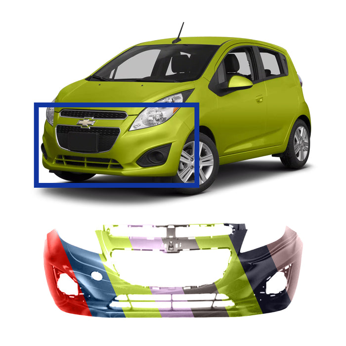 Chevrolet Spark LT CAPA Certified Front Bumper - GM1000935C