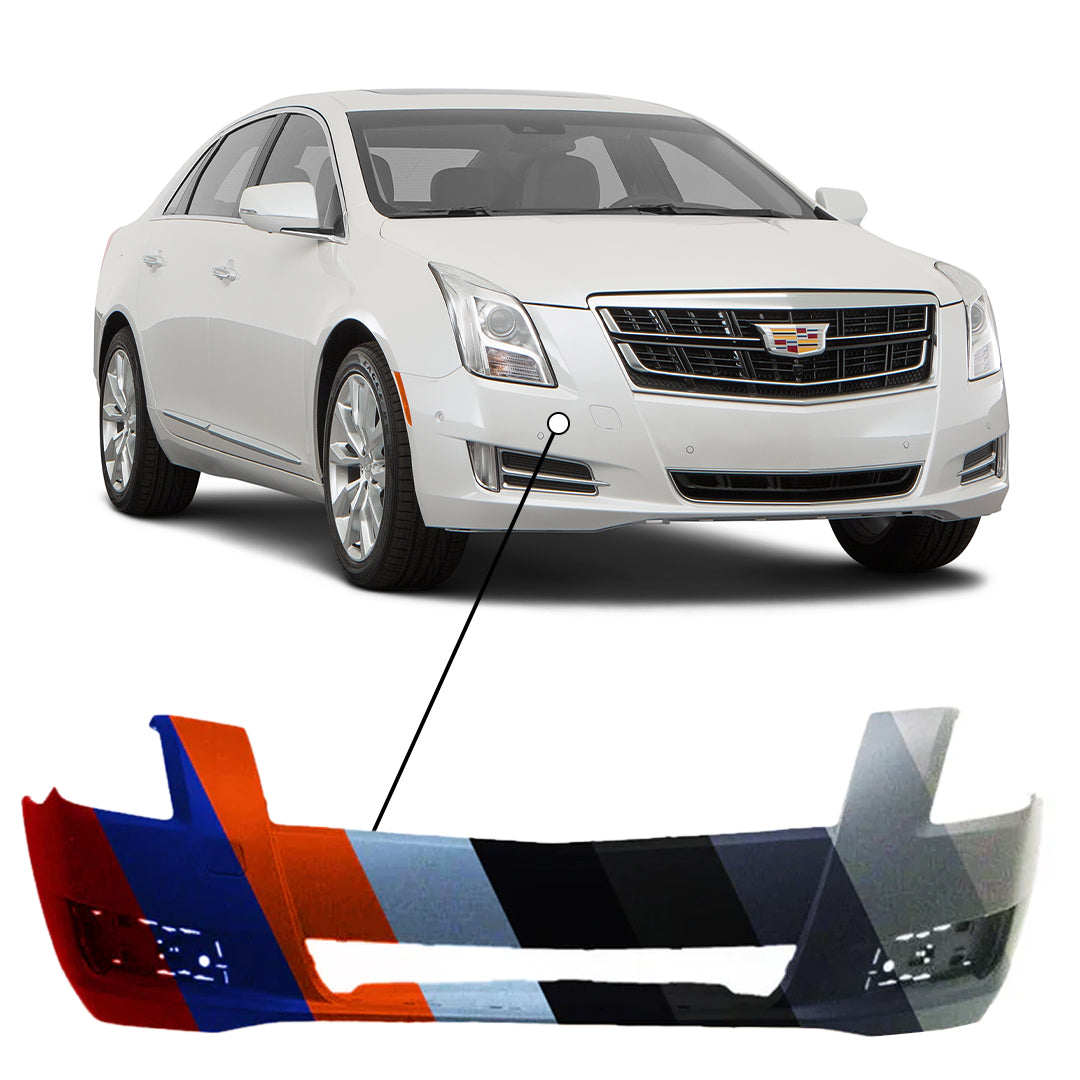 2013-2017 Cadillac XTS Front Bumper Without Sensor Holes