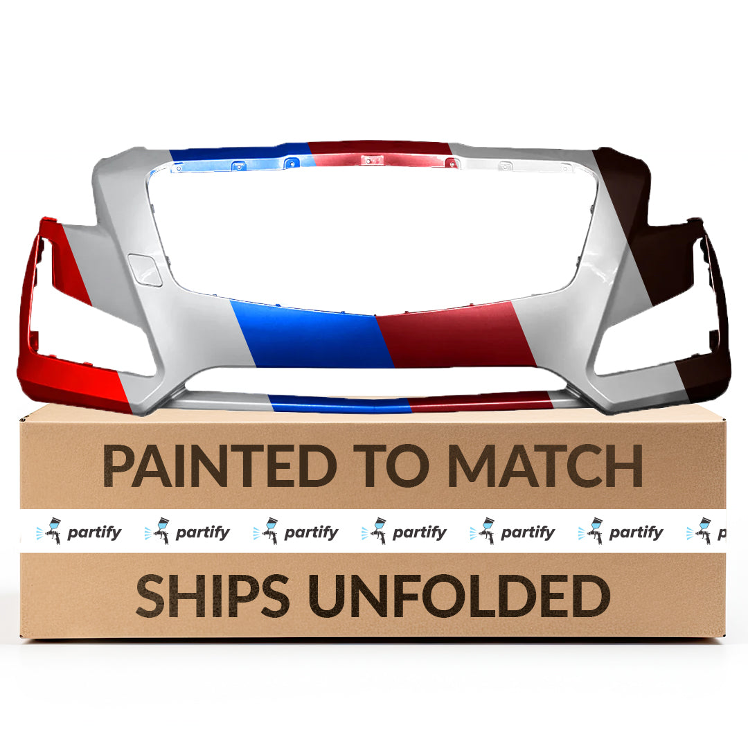 2014-2019 Cadillac CTS Front Bumper Without Sensor Holes Sedan