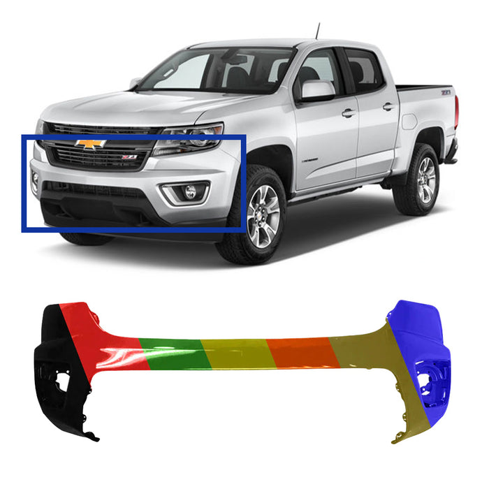 Chevrolet Colorado Non-ZR2 CAPA Certified Front Bumper - GM1000993C