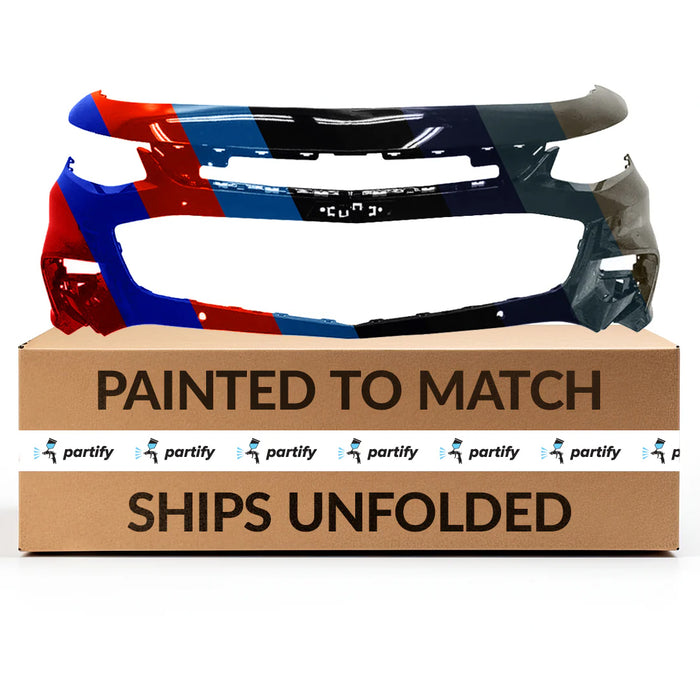 Chevrolet Malibu LT/Premier CAPA Certified Front Bumper With Sensor Holes & With Parallel Parking Sensor Holes - GM1000A00C