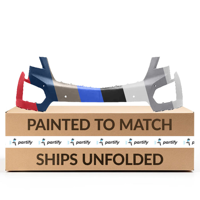 Cadillac XT5 CAPA Certified Front Bumper With Sensor Holes Without Adaptive Cruise - GM1000A14C