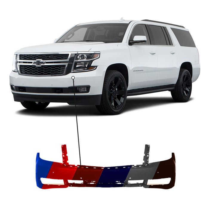DAMAIJOY 1pc Front Upper Textured Bumper Cover Fascia Without Fog Light Holes Without Parking Aid Sensor Tow Hook Hole License Plate Cut Out Gmc Chevy DAMAIJOY 1pc Front Upper Textured Bumper Cover Fascia Without Fog Light Holes Without Parking Aid Sensor Tow Hook Hole License Plate Cut Out Gmc Chevy